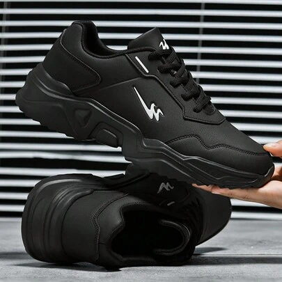 SHUANGXING 男士轻便系带运动鞋，休闲跑步鞋，秋冬款