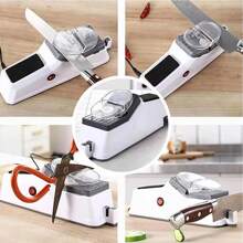 1pc Multifunctional Electric Knife Sharpener Wholesale Household Kitchen Knife Cutting Edge Sharpening Stone Scissors Grinding Knife Artifact