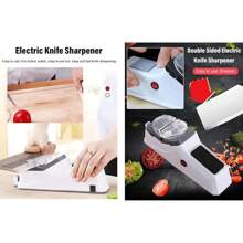 1pc Multifunctional Electric Knife Sharpener Wholesale Household Kitchen Knife Cutting Edge Sharpening Stone Scissors Grinding Knife Artifact