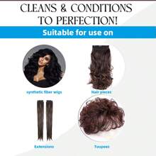 ECO FINEST 假发护理喷雾 - 合成假发护理液（原味），令假发丝滑亮泽，易于梳理，带来清爽感受，适用于真人发和合成假发的免洗护发素喷雾，PH6，易于梳理，令假发丝滑亮泽，带来清爽感受，防止干燥 - 120ML - 查看 10