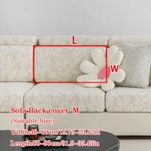 1pc Soft Fleece Anti-Slip Sofa Cushion Cover, Modern Simple Style, Skin-Friendly, Pet-Friendly, Elastic Sofa Slipcover Suitable For L-Shaped And 1/2/3/4-Seat Sofa In Living Room (Sold Individually)