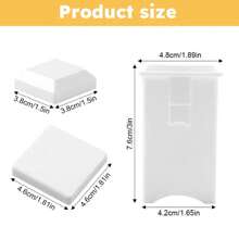 Spreadable Butter Dispenser With Built-In Lid - Ideal For Corn, Bagels And More - Plastic, White - Multicolor - View 5