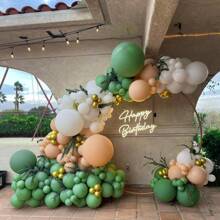 高品质乳胶气球套装 18/12/10/5 英寸派对装饰气球适合生日、情人节婚礼、毕业派对、新季节新娘送礼会、性别揭示派对装饰气球 - 彩色 - 查看 12