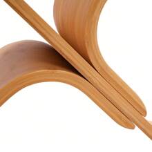 Futchoy Baumförmiges Bücherregal 5-stöckiges Boden-Bambus-Baum-Bücherregal Modernes stehendes Bücherregal 63*20*91cm/24.8*7.9*35.9inch - Burlywood - Übersicht 9