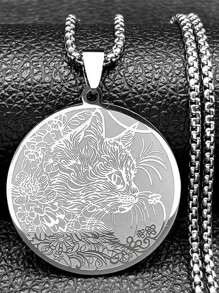 Lotusbloem Boeddhisme Ketting Voor Vrouwen Mannen Roestvrij Staal Goud Zilver Kleur Yoga Boeddhisme Spirituele Holle Ketting Sieraden Cadeau