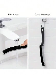 3 piezas Cepillos de cerdas rígidas para limpieza de grietas, cepillos de limpieza pequeños, cepillos limpiadores de lechada, cepillos para inodoro, cepillos para fregar azulejos de ducha, herramientas de limpieza para rincones estrechos, adecuados para el hogar, el baño y la cocina