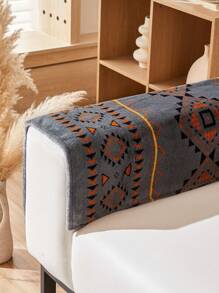 1 件秋冬季保暖厚毛绒沙发垫，防滑沙发套，波西米亚简约现代防尘，可机洗，宠物友好型保护沙发毯，适合 1-4 座沙发、卧室、办公室、客厅 - 深灰色 - 查看 7