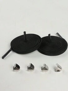 Slouchy Elastic No-Tie Shoelace For Flat Shoes, Canvas Shoes, Sneakers, Athletic Shoes - Multicolor - View 23