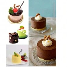 1 Piece 8-Cavity Cylindrical Silicone Chocolate Mold, Used For Ice Cream, Jelly, Pudding, Chocolate Dessert Cake Baking Tools, Is Ideal For Making Chocolate Cake Desserts. - Red - View 6