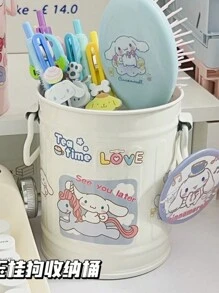 Sanrio 1 pezzo Portapenne da ufficio Sanrio, creativo e insolito, ampio portapenne - Organizer da scrivania portatile per ufficio, adatto per uso in ufficio e per studenti, stile retrò artistico, per forniture scolastiche, back to school