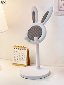 2pcs Desktop Accessories Cartoon Cute Bunny Desktop Cell Phone Holder Tablet Universal Adjustable Telescopic Lift Students Lazy Stand Desktop Accessories For The Living Room Bedroom And Other Scenes Home Goodies Convenient Life
