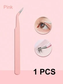 Waloshow 10pcs Eyelash Tweezers For Women,Stainless Steel Tweezers Set Curved Tweezers Precision Lash Tweezers For Eyelash Extensions Pointed Tweezers For Crafts Rhinestone Picker Tool