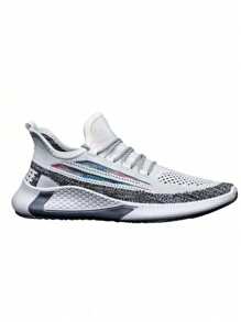 Tenis deportivos para hombre, Zapatillas de entrenamiento, Calzado ligero de malla transpirable, Tenis negros con diseño moderno, Zapatos casuales y deportivos, Tenis con suela antideslizante, Calzado para correr y gimnasio, Zapatillas de deporte para hombre, Altamente duraderas,Comodidad para todo el día - Blanco - Ver 8