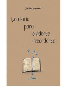 libro un diario para olvidarte recordarte - Libro único - Ver 2