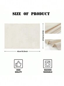 4 Pcs Vintage Bohemian Placemats, Carpet Pattern Printed Table Mats, Dining Room Kitchen Farmhouse Home Decor For Family Holiday Party Wedding - Red Violet - View 2