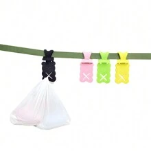 Dog Poop Bag Holder, Premium Waste Bag Holder Carrier For Leash, Dog Poop Bag Dispenser For Walking Running Bicycle Accessory Pet Poop Clip - Multicolor - View 5
