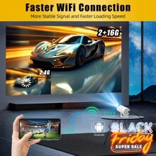 XBJ Portable 16:9 HD Projection Screen - Foldable Wrinkle-Free Cloth, Suitable For Indoor/Outdoor Use, Double-Sided Viewing, Ideal For Home Theater, Party, Office And Classroom, Cinema Screen, Support Projection Of Various Projection Devices - 白色 - 查看 7