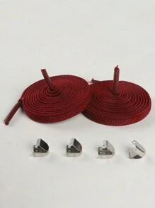 Slouchy Elastic No-Tie Shoelace For Flat Shoes, Canvas Shoes, Sneakers, Athletic Shoes - Multicolor - View 26