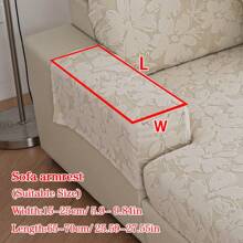 1pc Soft Fleece Anti-Slip Sofa Cushion Cover, Modern Simple Style, Skin-Friendly, Pet-Friendly, Elastic Sofa Slipcover Suitable For L-Shaped And 1/2/3/4-Seat Sofa In Living Room (Sold Individually)