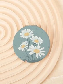 1PC Round 7CM Foldable Double Sided Makeup Mirror With 2X Magnifier Is A Perfect Gift For Dear Mothers, Aunts, Grandmothers, Daughters, Nieces, Sisters, Goddaughters, Brides And Lovely Bridesmaids! Ideal Gift For Holidays, Birthdays, Weddings, Mother's Day, Valentine's Day, New Year's Day, Etc.