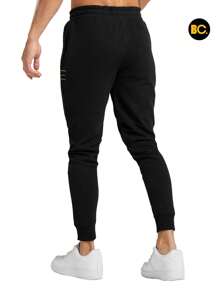 BIG CITY Jogger Deportivo De Moda Pants Para Hombre Slim Fit Strech - Negro - Ver 2