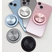 حامل هاتف مغناطيسي من سبيكة الألومنيوم، متوافق مع MagSafe، حامل هاتف مغناطيسي لهواتف آيفون 17/16/15/14/13/12، يتضمن حلقة محول MagSafe - متعدد الألوان - مشاهدة 2