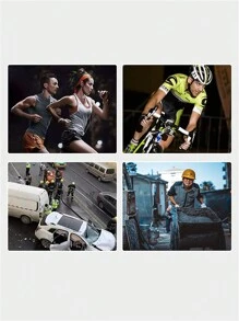 1pc Reflective Vest, Elastic Reflective Strap, Reflective Clothing, Suitable For Night Running, Cycling, Walking, All Seasons, Reflective Running Vest