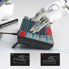 MageGee Box 60% 机械游戏键盘带红色开关 68 键有线可拆卸 Type-C LED 冰蓝色背光迷你紧凑型键盘适用于笔记本电脑 Windows 平板电脑游戏玩家灰色黑色 - 灰黑色(Red Switch) - 查看 4