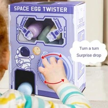 儿童趣味扭蛋机游戏，亲子互动玩具，儿童娃娃抓机玩具，扭蛋机礼物，男孩女孩生日礼物（颜色配件随机，手工测量可能有轻微偏差） - 彩色 - 查看 3