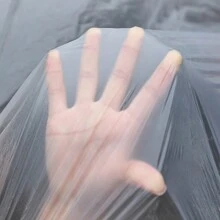 1pc/3pcs Disposable Car Jacket Thick Transparent Car Cover Sunscreen And Rainproof Plastic PE Film Dust Cover Universal Protective Cover