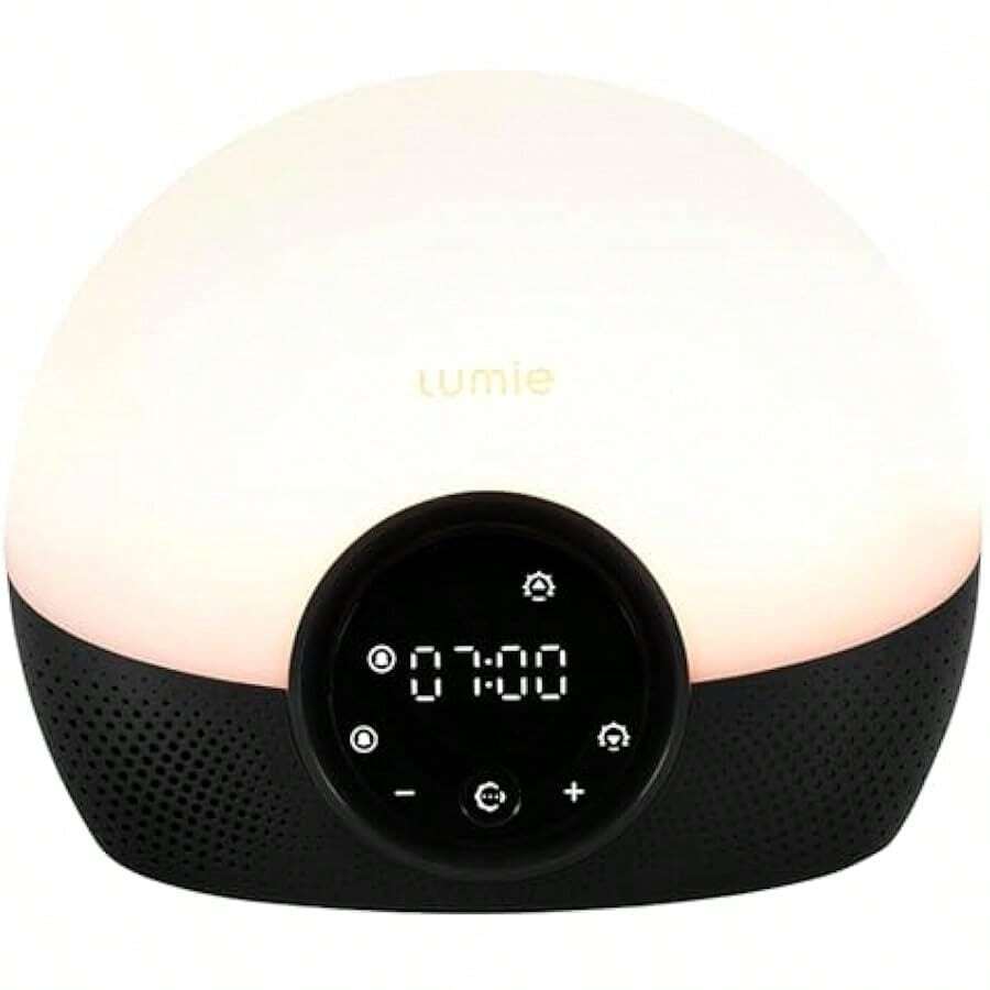 Lumie Bodyclock Glow 150 - Wake-Up Light Alarm Clock With 10 Sounds And Sunset White Light - Single - View 1