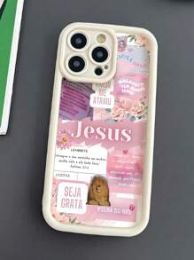 1 个耶稣口号图案白色穿孔防震防摔全覆盖手机壳适用于 iPhone 15/15 Plus/15 Pro/15 Pro Max/11/12/13/14 Pro Max/XS/XR/11 Pro/11 Pro Max/12 Pro/12 Pro Max/13 Pro/13 Pro Max/14 Pro/14 Pro Max/14 Plus/7 Plus/8 Plus/8/SE2 - 彩色 - 查看 4