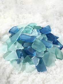 Gói 500g/17,63oz Thủy tinh biển dùng làm đồ thủ công, Đồ trang trí bằng thủy tinh biển phẳng Thủy tinh biển mờ, Đồ làm đầy bình hoa, Thủy tinh biển nghiền nát dùng để trang trí tiệc cưới trên bãi biển, Đồ trang trí hồ cá tại nhà, Đồ dùng thủ công mỹ nghệ tự làm (Nhiều màu) - Nhiều màu - Xem 12