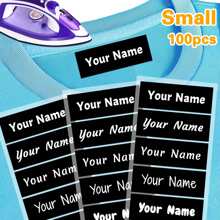 Customized Clothes Personalized Name Stickers Can Be Ironed On Clothes And Washable Labels, Washable Sewing/Iron Name Tags, Suitable For School Uniforms, Bed Sheets, Hats, Socks, School Bags, Etc. Stylish, Adorable, High-Quality Custom, Personalized, School Students, Kids For Birthdays School, Office, Home, Multi-Functional, For Valentine's Day, For Weddings, For Housewarming, Back To School Supplies,Customized Stickers,Warm Ambience - Multicolor - View 29