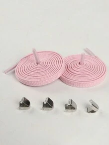 Slouchy Elastic No-Tie Shoelace For Flat Shoes, Canvas Shoes, Sneakers, Athletic Shoes - Multicolor - View 35