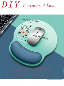 1pc Custom Gradient Mouse Pad, Personalized Customized Text, Name, Photo, Gradient Mouse Pad, Home Office Good Things Back To School - Multicolor - View 9