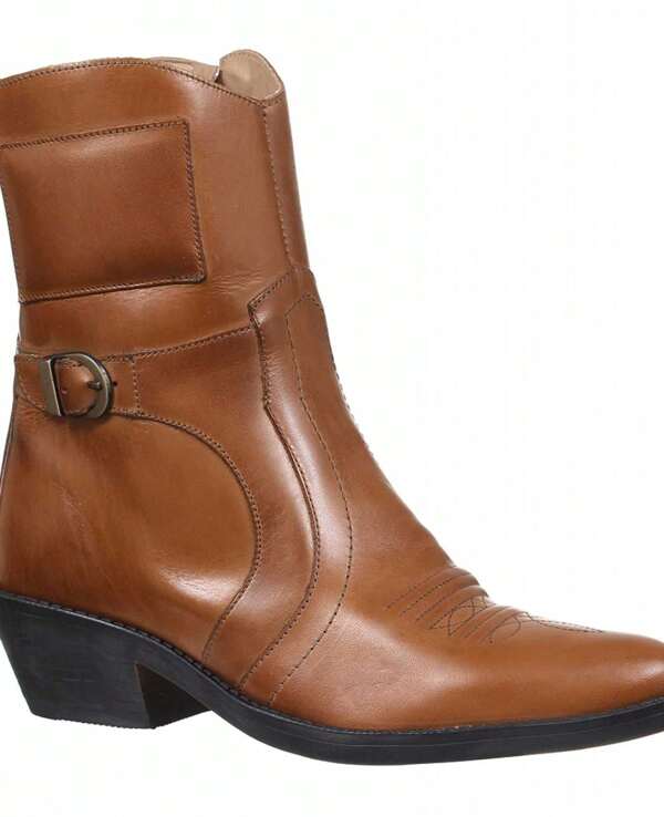 Bota Masculina Marrom com Bico Fino Cow Way 32986