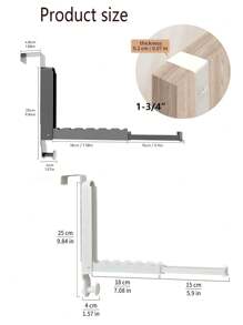 Over The Door Drying Rack, Over The Door Hooks Hanger ,Over The Door Hanger With Retractable Rod ,Foldable Portable Over The Door Hooks Hanger With Towel Racks For Coat Clothes Laundry Bathroom Bedroom Travel Hangers