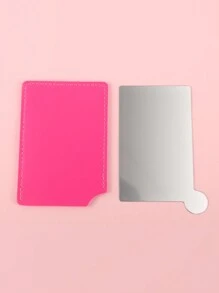 1PC Stainless Steel Multi-Color Carded Makeup Mirror Student Dormitory Desktop Small Mirror Ladies Dressing Mirror Travel Gift For Girlfriend And Mother Birthday Gifts Graduation