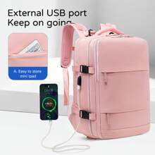Mochila de Viaje para Cabina de Avión 45x36x20  para Vueling, , Ryanair | Equipaje de Mano Impermeable y Espaciosa con Compartimento para Zapatos | Mochila Antirrobo Multifuncional para Viajes y Es( 2210-001)