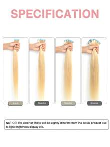 10pcs Mini Tape-In Human Hair Extensions Straight Natural Look Thin Hair Water Proof Skin Weft Tape In Hair Extensions 3x0.8cm Salon Quality Daily Volume Boost For Women Easy Application, Perfect For All Hair Types For Halloween And Christmas Parties Dinners Daily Life Travel Etc Suitable For Beginners - S60 - Xem 5