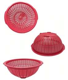 Small Plastic Colanders Colors,Kitchen Items For Ultimate Kitchen Efficiency With Cozy Fall& Winter Styles, Sink Side Kitchen Tools, Natural And Hygienic Kitchen Essentials For Home And Kitchen Room Décor - Green - View 2