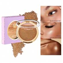 YOUNG VISION 1 盒装烘焙高光粉，偏光高光粉饼，用于塑造面部轮廓和鼻影 - 彩色 - 查看 11