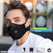 M Plus Dust Mask, Breathable Reusable Face Mask With 4 Activated Carbon Filters For Woodworking Construction Mowing Grinding - Modern2 + 8 Filters - View 2
