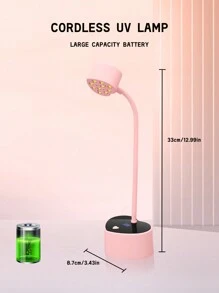 1 peça Lâmpada de Gel LED UV para Unhas Luz UV Roxa Máquina de Fototerapia para Unhas, Lâmpada de Manicure Profissional Secador de Esmalte em Gel Ultravioleta de Plástico Lâmpada de Esmalte em Gel UV para Unhas Cura Rápida Secagem Rápida Cola para Esmalte Lâmpada para Assar Unhas Alça Portátil Máquina de Unhas com Grande Espaço Sensor Inteligente Automático para Cura de Esmalte em Gel Uso em Salão e Arte em Unhas DIY para Casa, Melhores Presentes para Meninas, Novos Acessórios para Lâmpada de Unhas para Unhas dos Pés e Unhas Material Escolar - Rosa - Ver 10