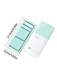 Creative Minimalist Boxed Sticky Note Set, Gradient Color, Student/Office Memo Pads With Adhesive & Index Tabs, Various Sizes & Styles To Fit Different Note-Taking Occasions
