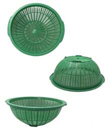 Small Plastic Colanders Colors,Kitchen Items For Ultimate Kitchen Efficiency With Cozy Fall& Winter Styles, Sink Side Kitchen Tools, Natural And Hygienic Kitchen Essentials For Home And Kitchen Room Décor - Green - View 1