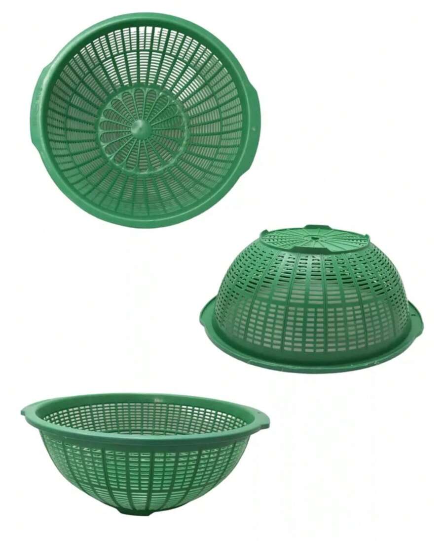 Small Plastic Colanders Colors,Kitchen Items For Ultimate Kitchen Efficiency With Cozy Fall& Winter Styles, Sink Side Kitchen Tools, Natural And Hygienic Kitchen Essentials For Home And Kitchen Room Décor - Green - View 1