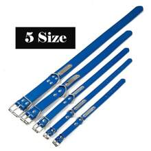 Collare personalizzato per cani con targhetta incisa con nome, antiperso, in pelle PU solida, per cani di piccola, media e grande taglia, cuccioli e gatti, accessori per animali domestici - Multicolore - Visualizzare 9