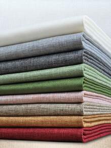 1pc & Linen Blended Faux Linen Fabric, Suitable For Wedding Tablecloth, Cushion Cover, Pillow
